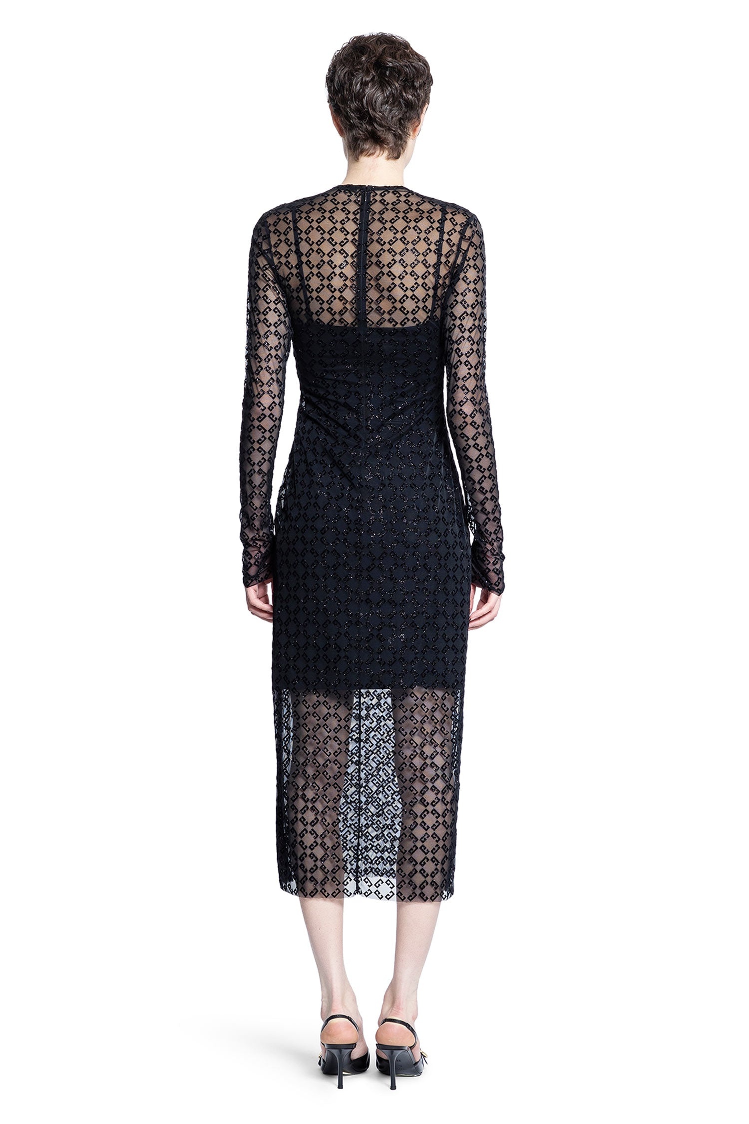 【送料&関税込】Givenchy Dress With Monogram GIVENCHY Jacquard gown | NET-A-PORTER