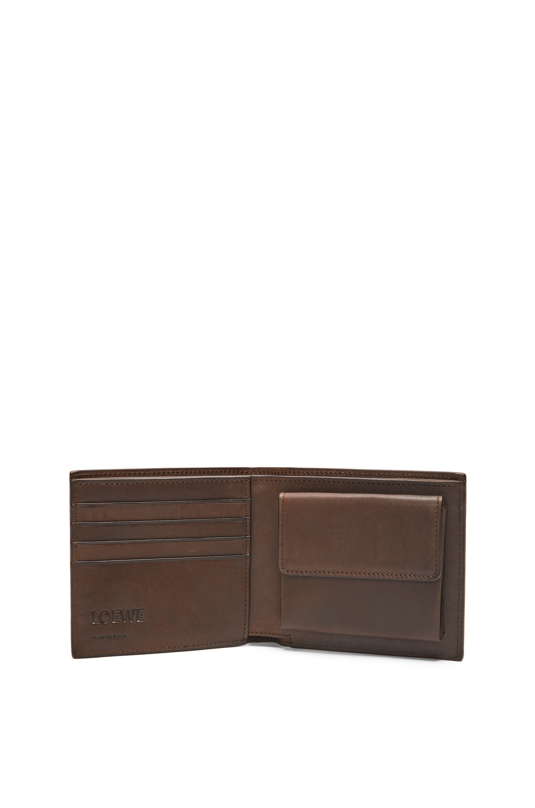 Bifold coin wallet in vegetable-tanned calfskin - 2