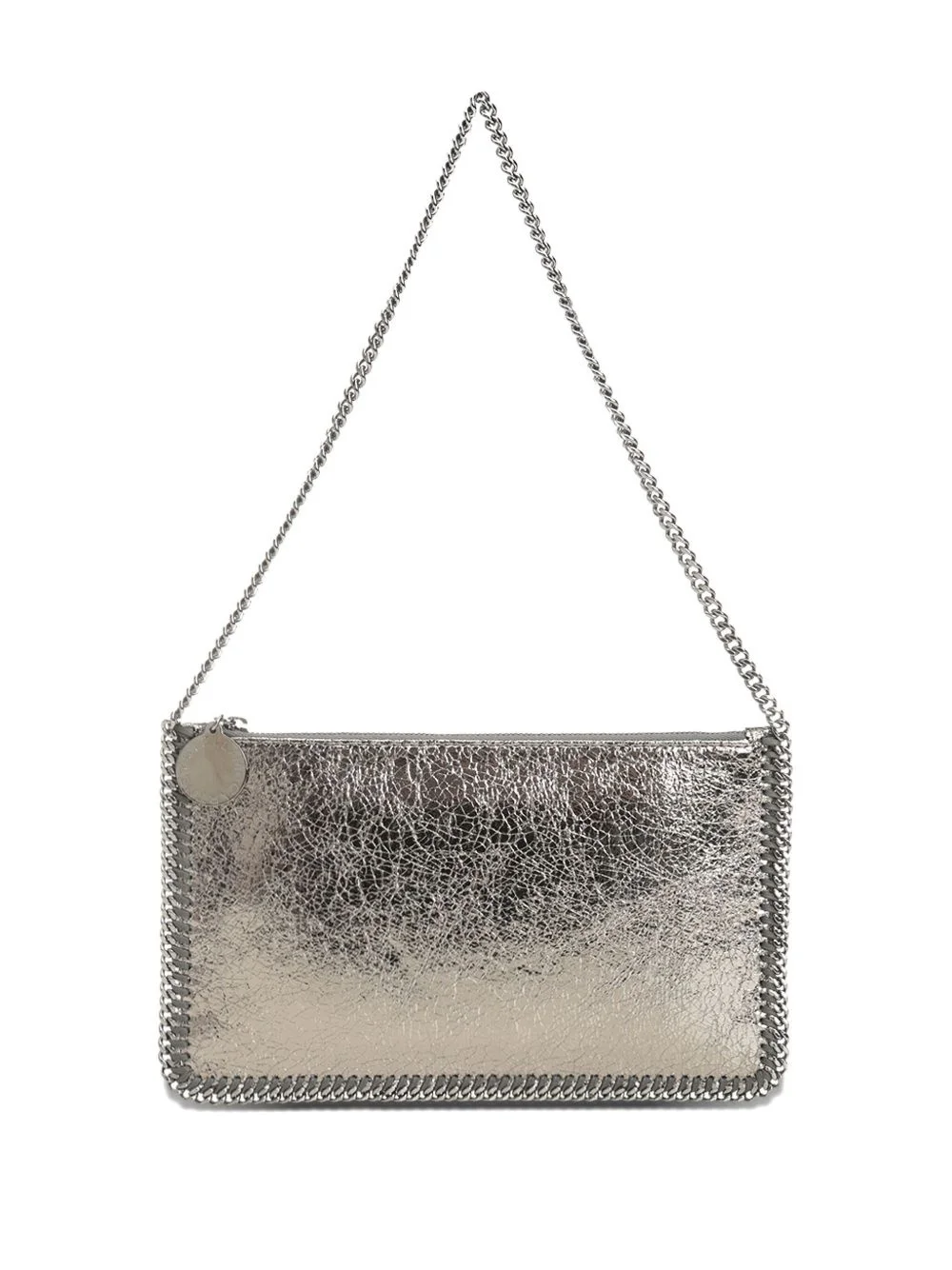 Falabella metallic clutch bag - 1