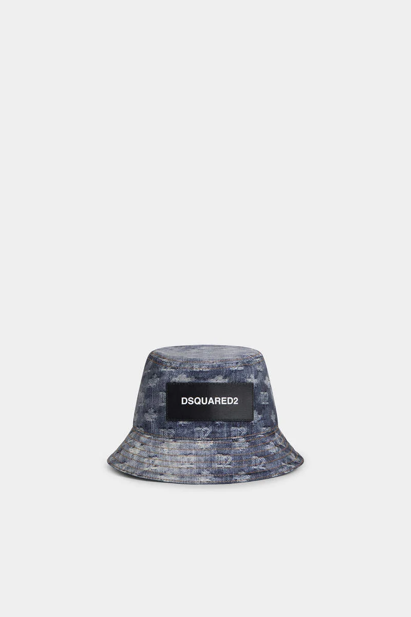 D2 MONOGRAM BUCKET HAT - 1
