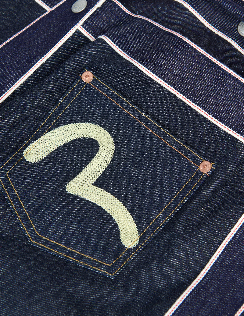 SEAGULL EMBROIDERED POCKET LARGE DENIM TOTE BAG 3