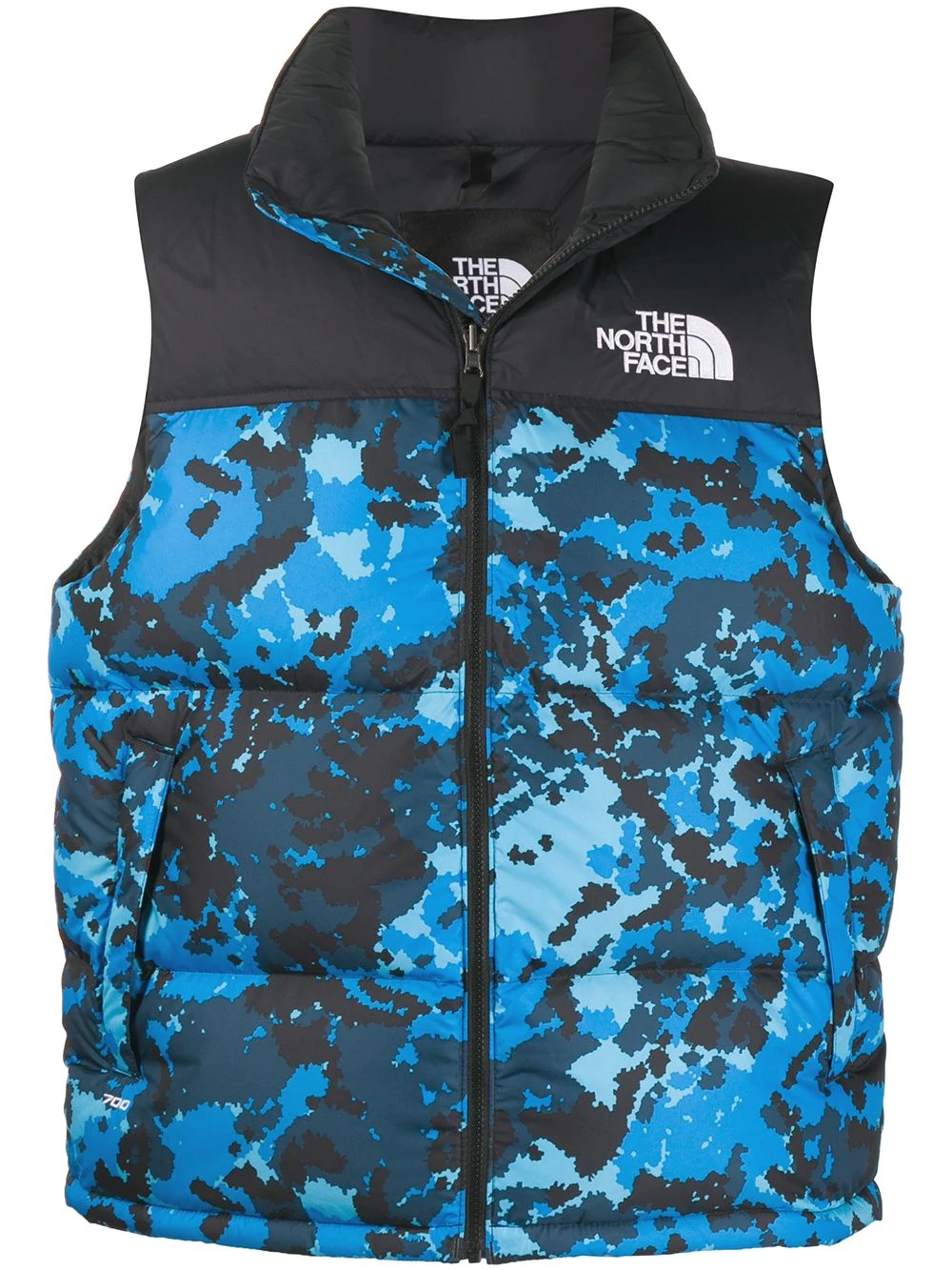 camoflauge puffy gilet - 1