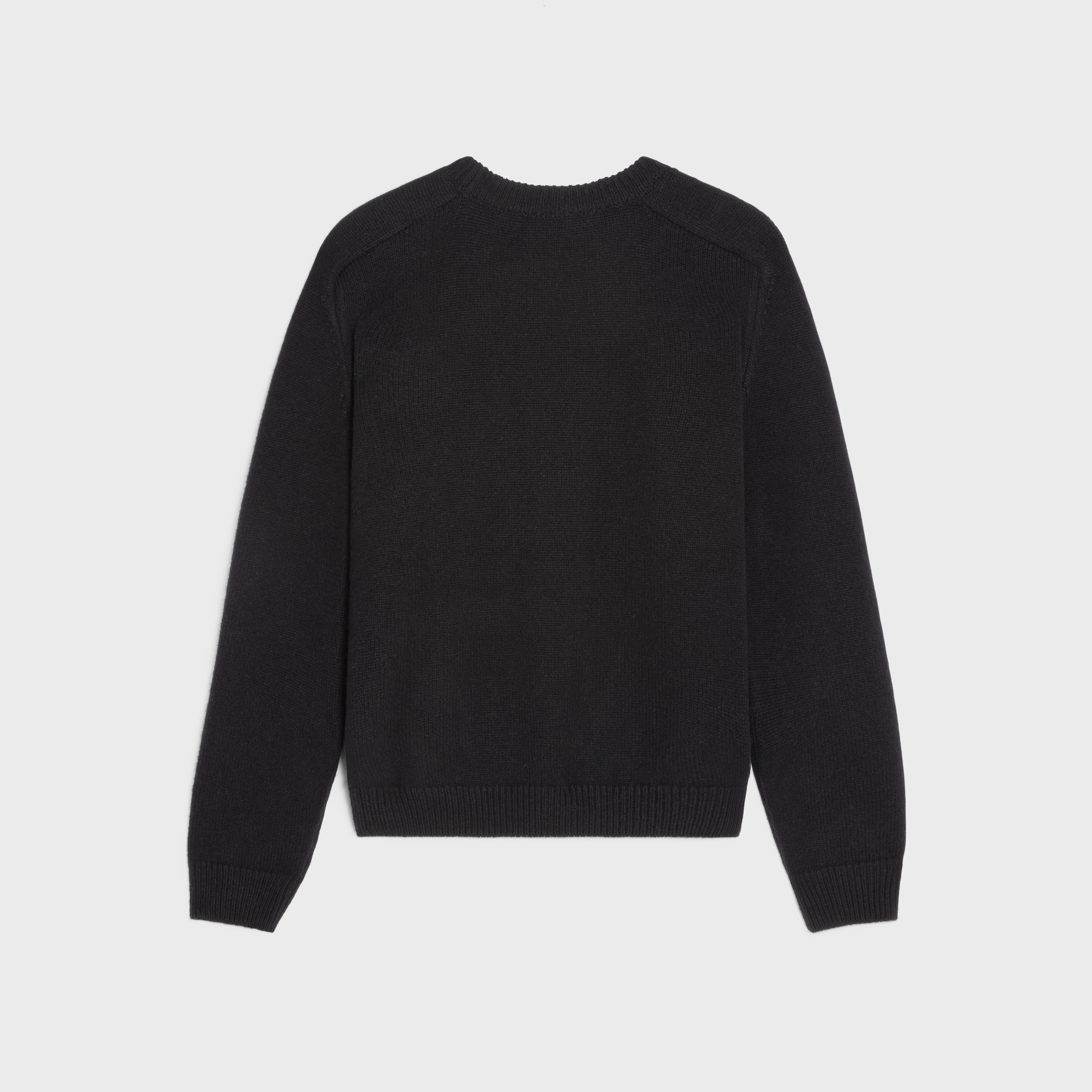 triomphe crew neck sweater in wool and cashmere - 2