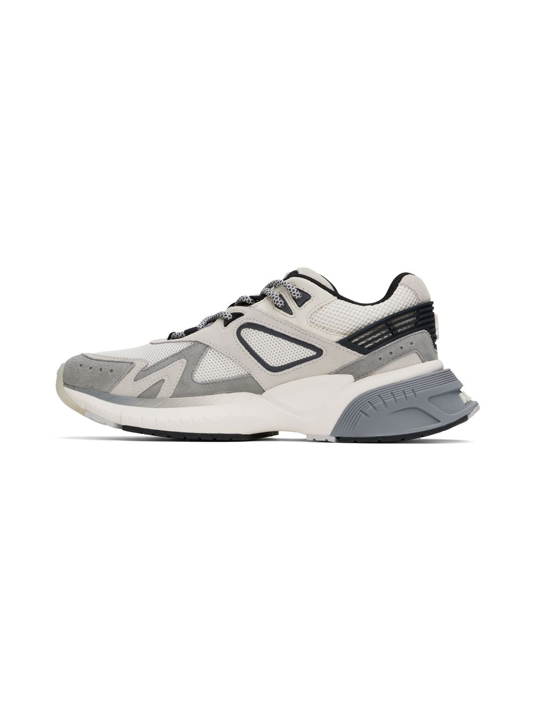 Gray & Beige MA Runner Sneakers - 3