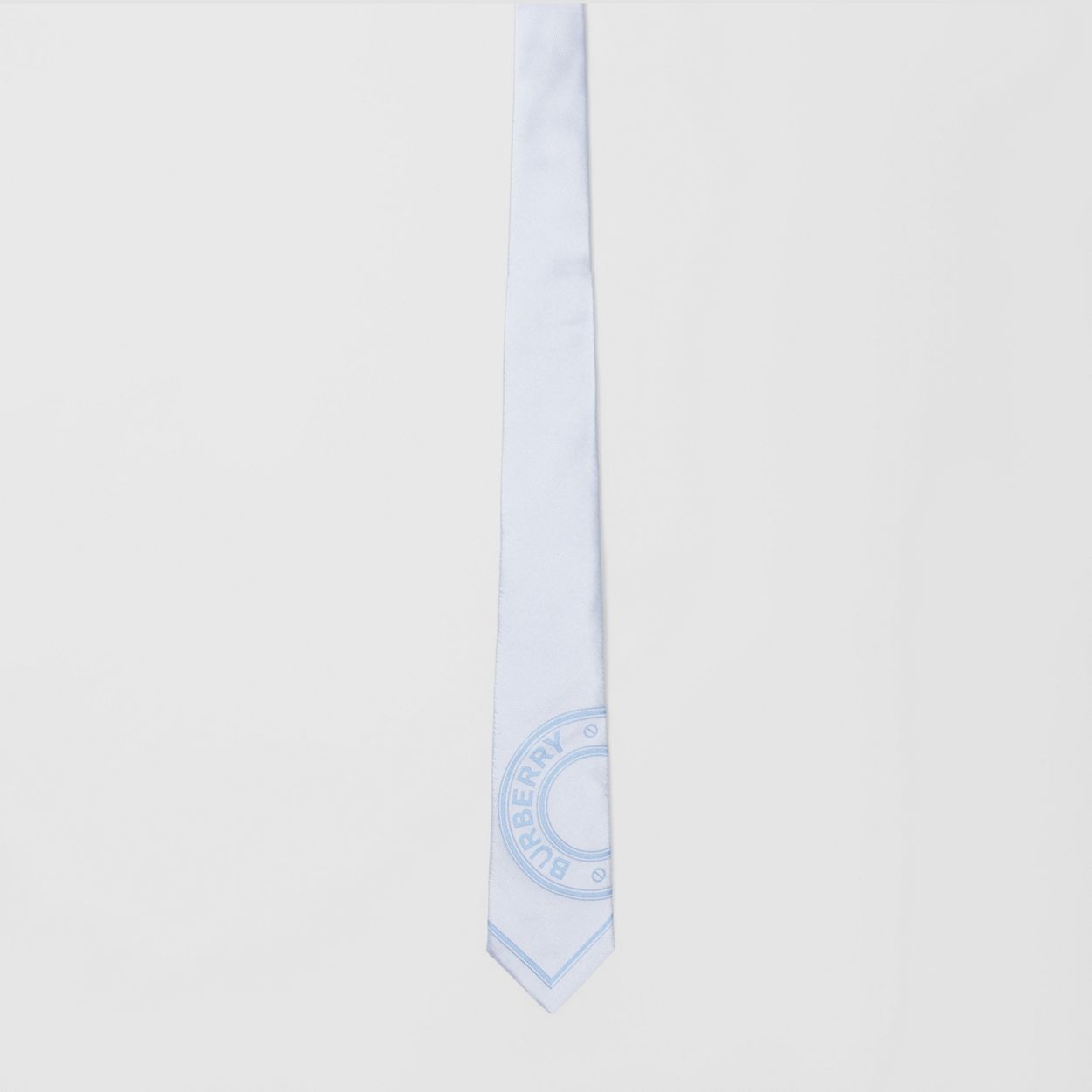 Modern Cut Logo Graphic Silk Jacquard Tie - 1