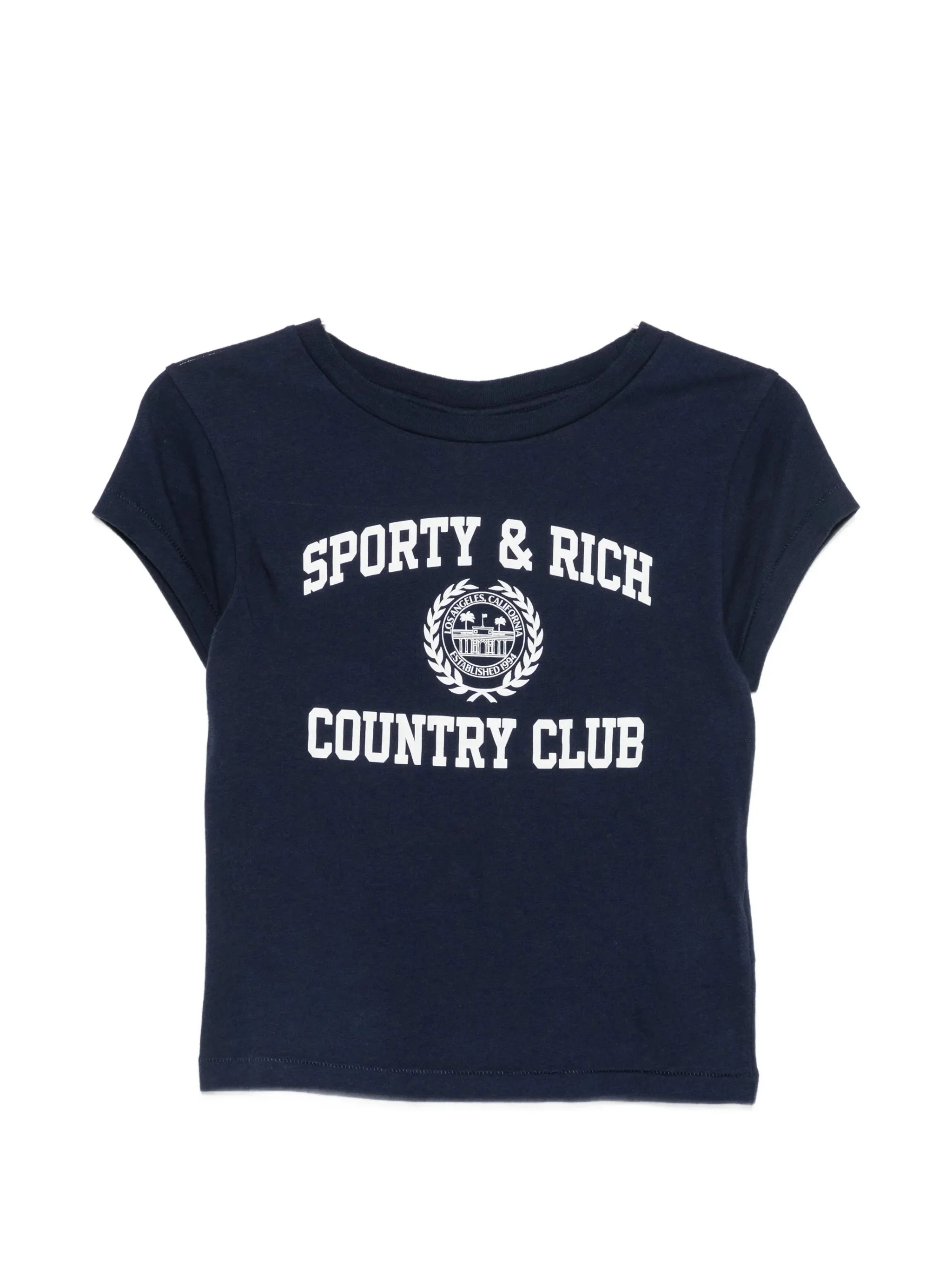 Sporty & Rich Logo-print T-shirt - 1