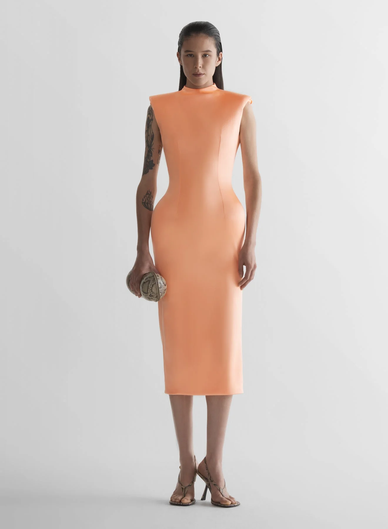 Sculptural hourglass dress - 1
