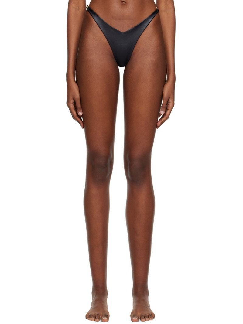 Black Clip Bikini Bottoms 1