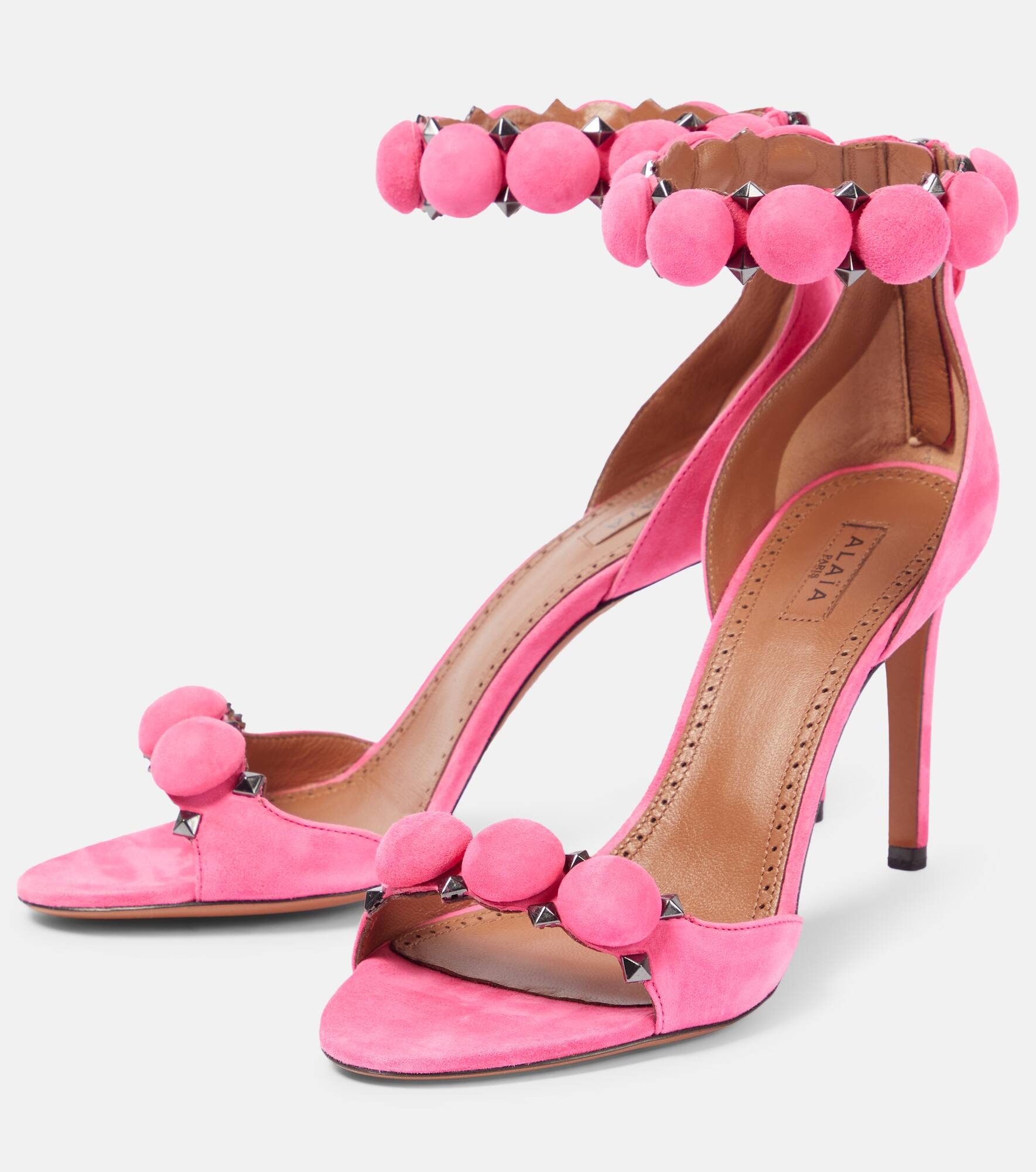 La Bombe 90 suede sandals - 5