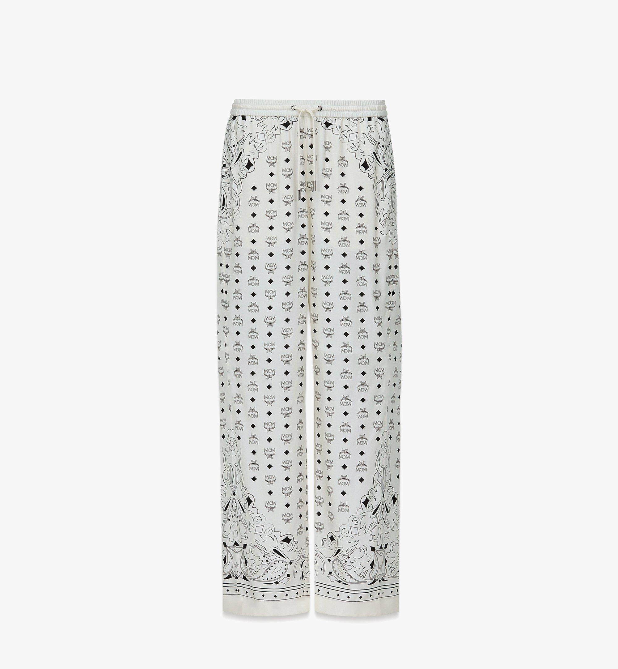 Bandana Monogram Print Pants in ECOVERO™ - 1