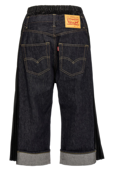 Junya Watanabe Junya Watanabe x Levi's pleated insert jeans outlook