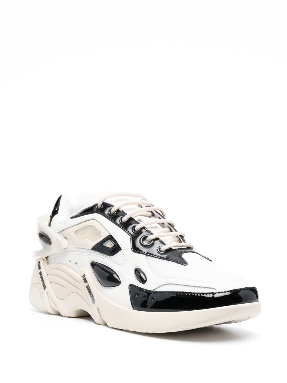 multi-panel lace-up sneakers - 2