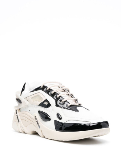 Raf Simons multi-panel lace-up sneakers outlook