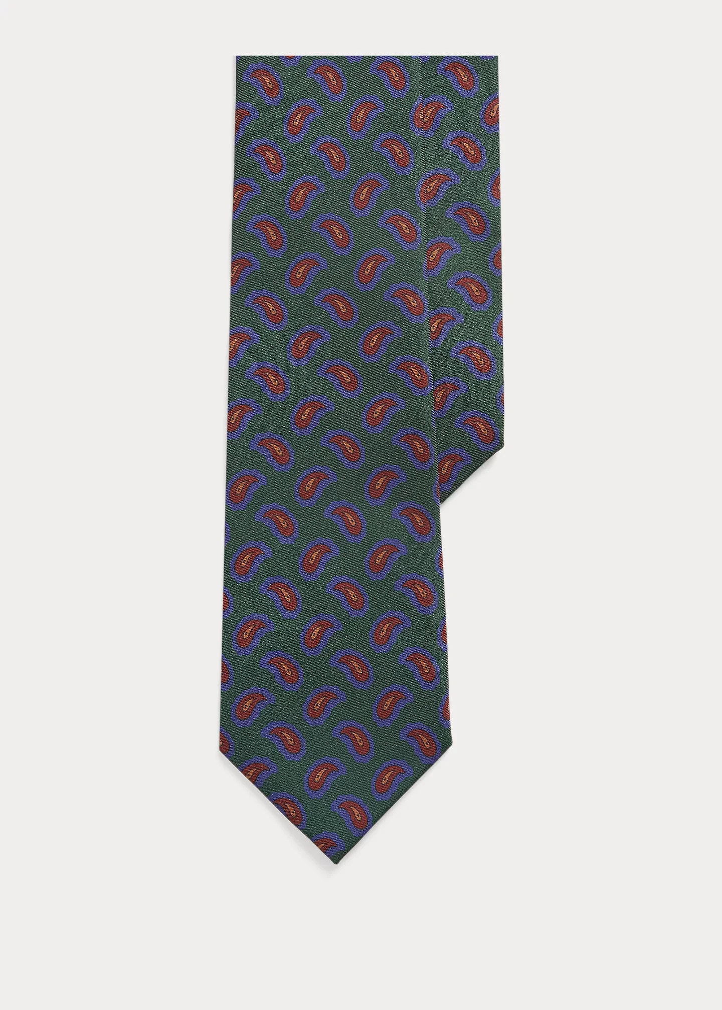 Pine-Print Silk Twill Tie - 1