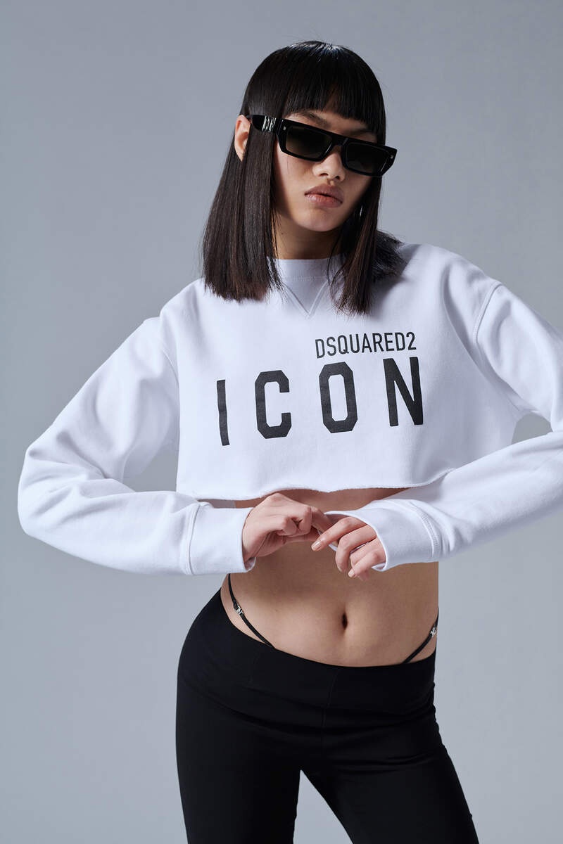 BE ICON COOL CROPPED SWEATER - 3