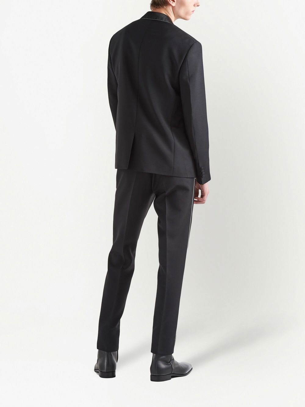 single-breasted mohair wool jacket - 3