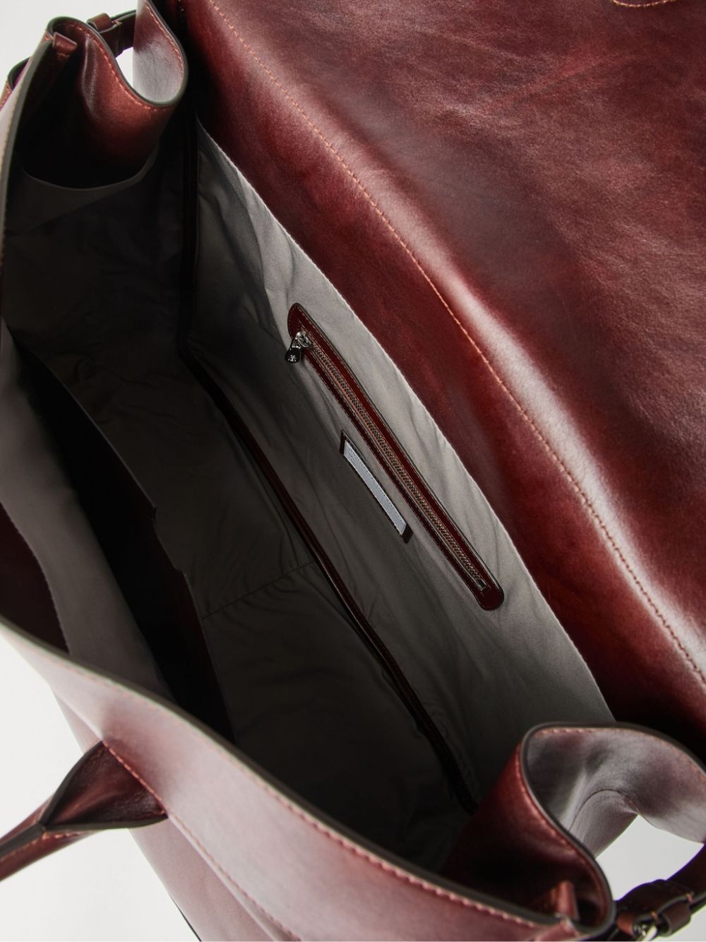 leather luggage bag - 5