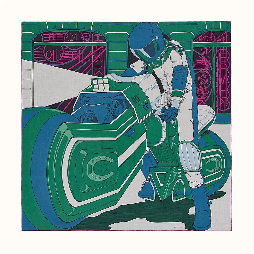 Mysterious Rider scarf 140 - 1