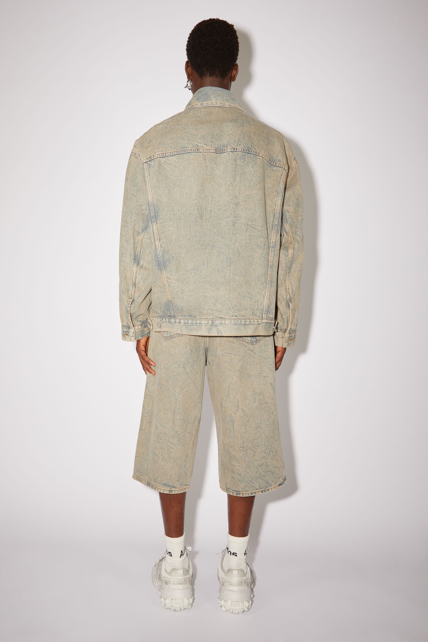 Denim jacket - Light blue/brown - 3