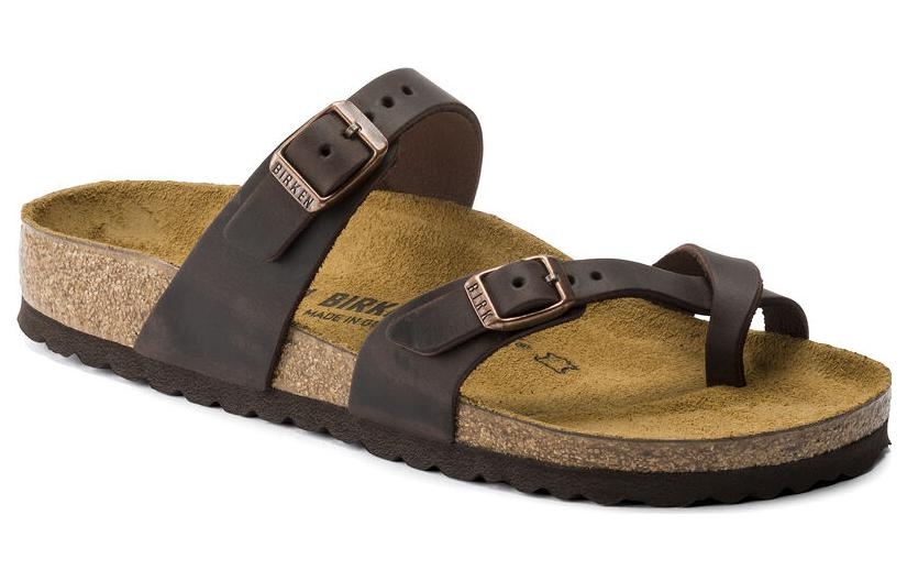 (WMNS) Birkenstock Mayari Oiled Leather Narrow Fit 'Habana' 0171323 - 2