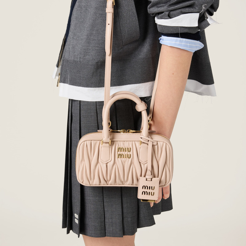 Miu Miu Arcadie matelassé nappa leather mini-bag outlook