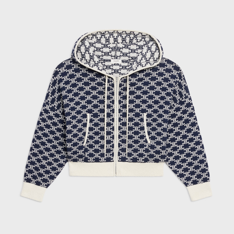 HOODIE IN COTTON BOUCLÉ 1