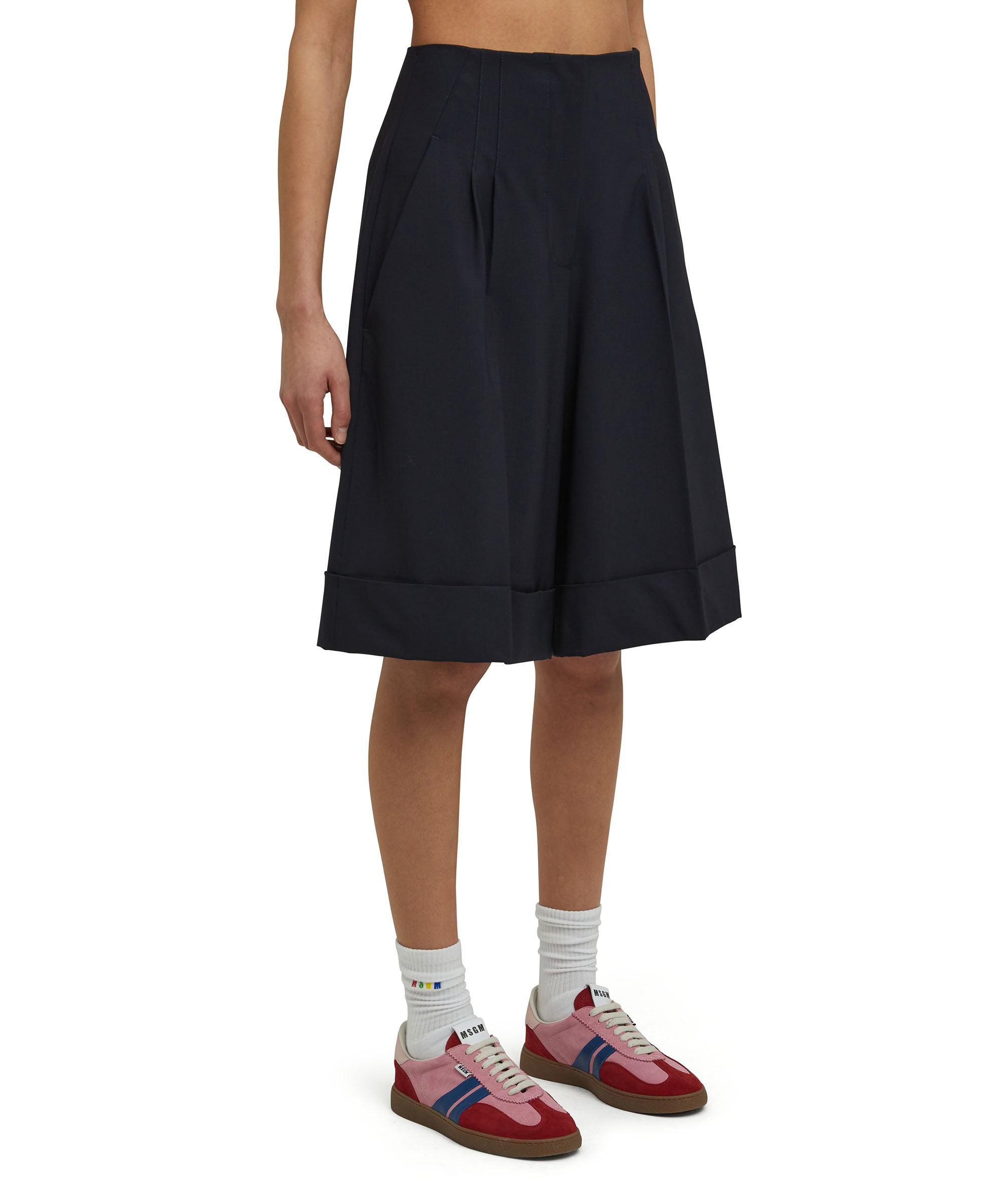 Virgin wool culotte pants "Wool Suiting" - 3