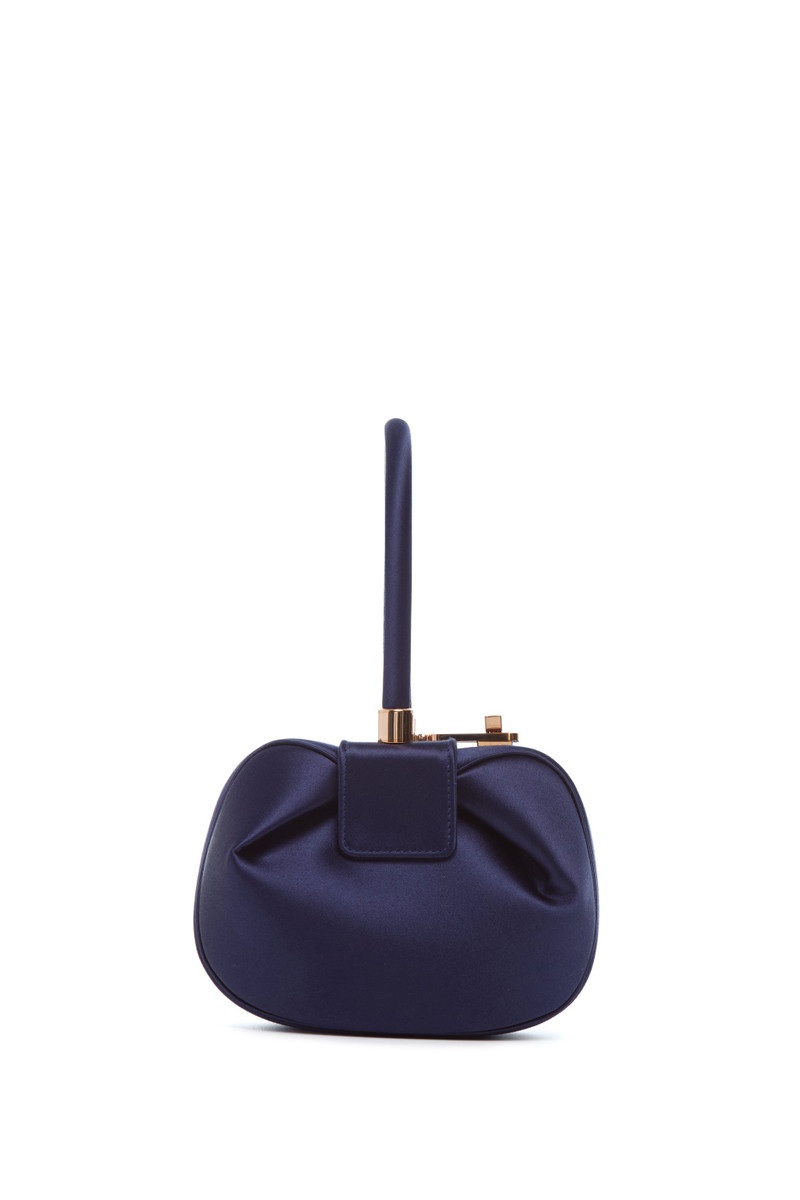 GABRIELA HEARST Demi Bag in Sapphire Satin outlook