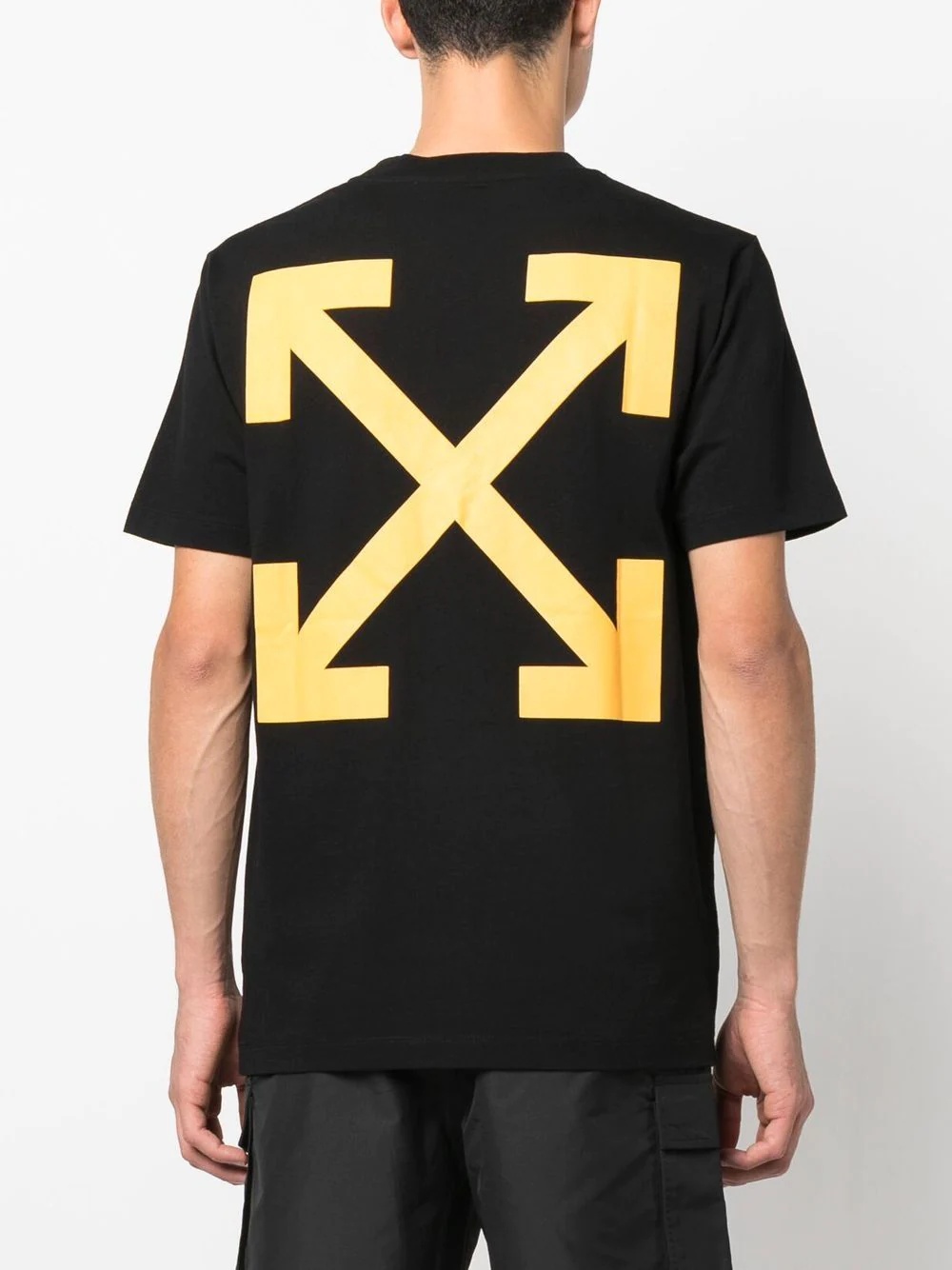 Off-white Off-white Men Arrow Carav Ann Slim S S Tee 