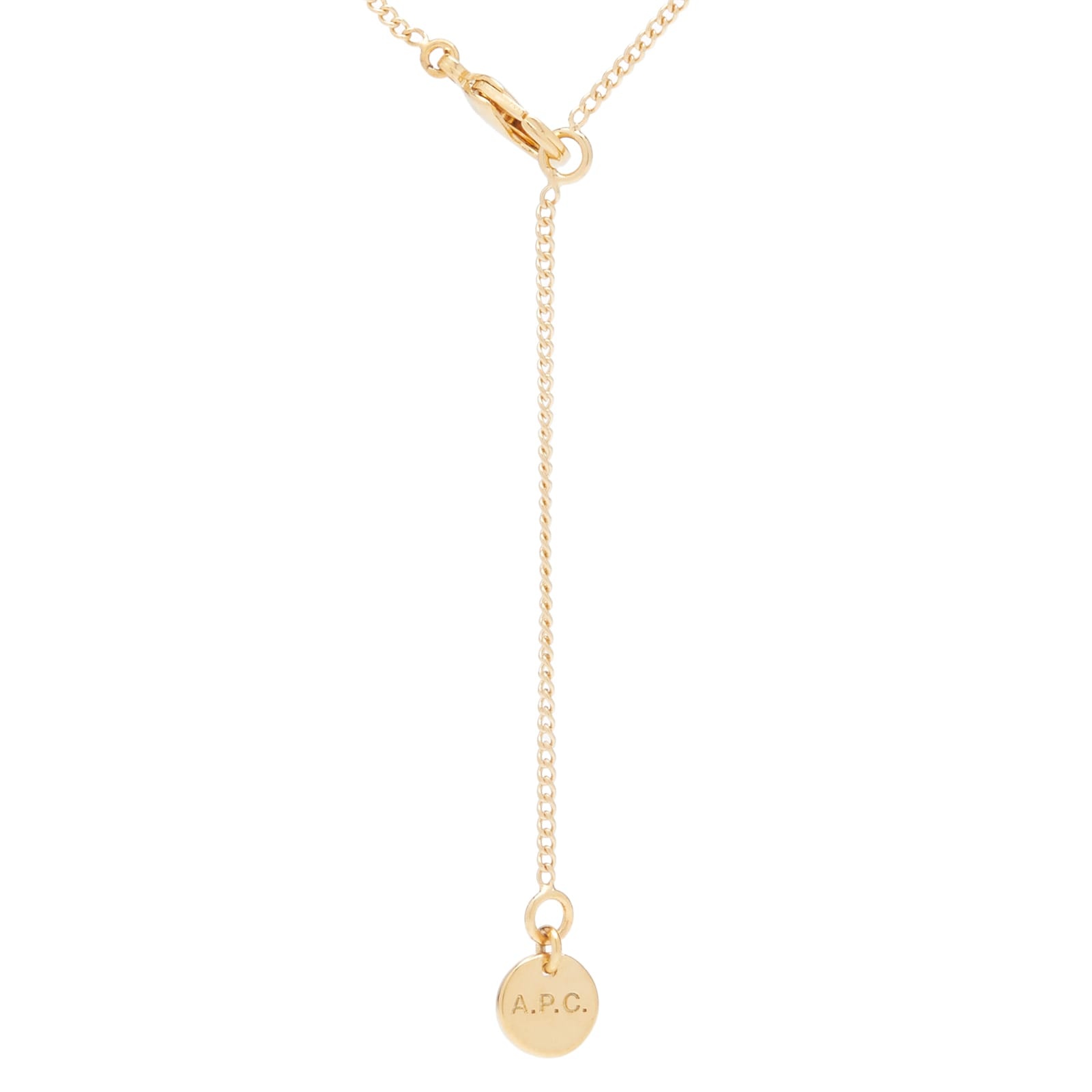 A.P.C. Eloi Perforated Logo Necklace - 4
