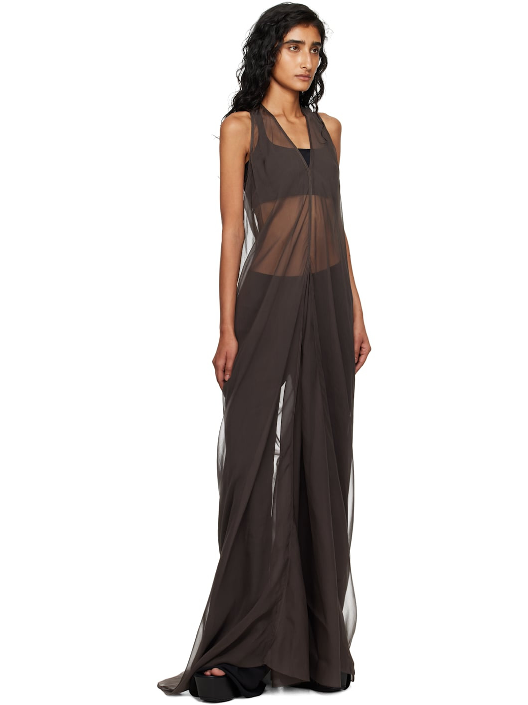 Gray Concordians SL Dustulator Maxi Dress - 4