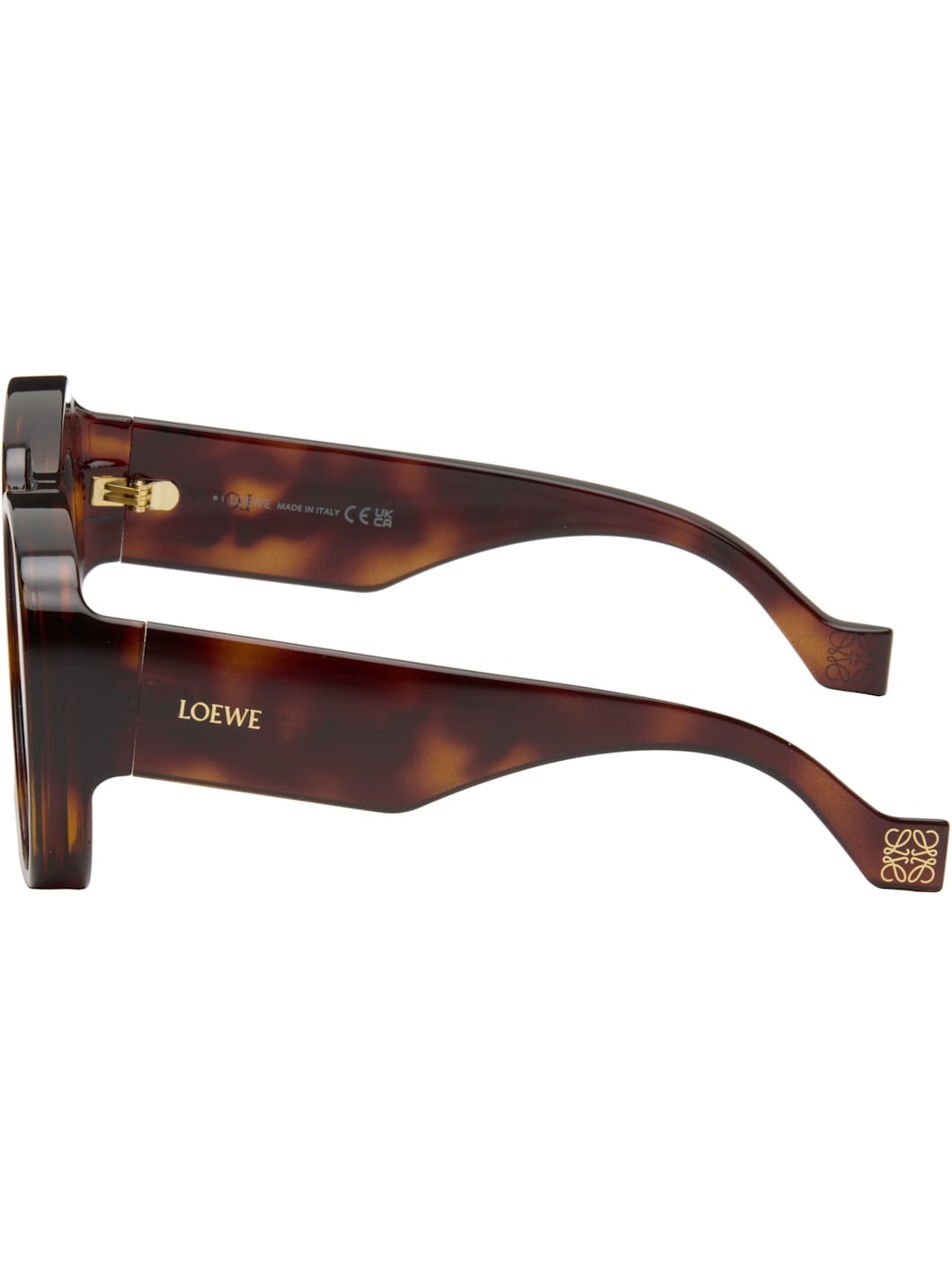 Brown Front Lenses Aviator Sunglasses - 3