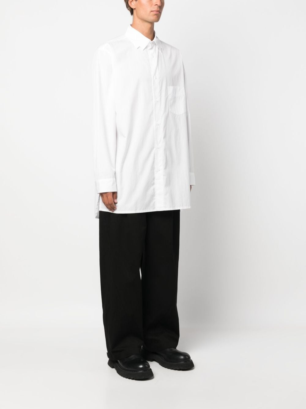 long-sleeve cotton shirt - 3