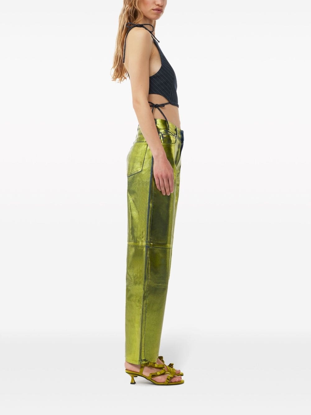 Stary foiled tapered jeans - 3