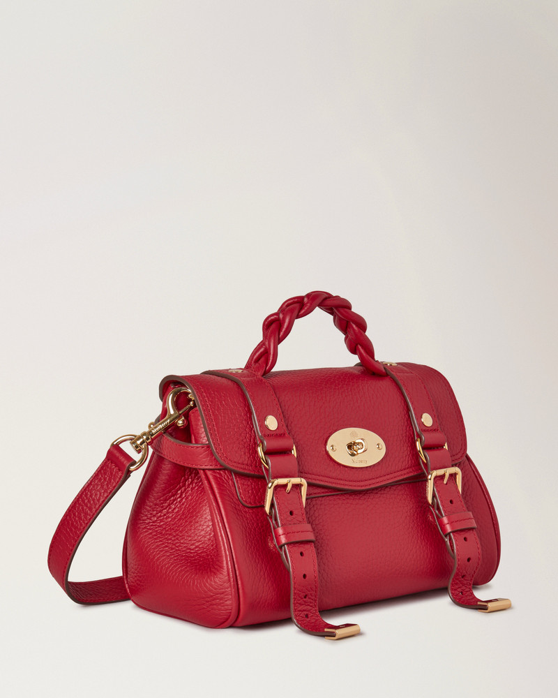 Mini Alexa Scarlet Red Heavy Grain 3