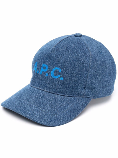 A.P.C. Eden logo-print cap outlook