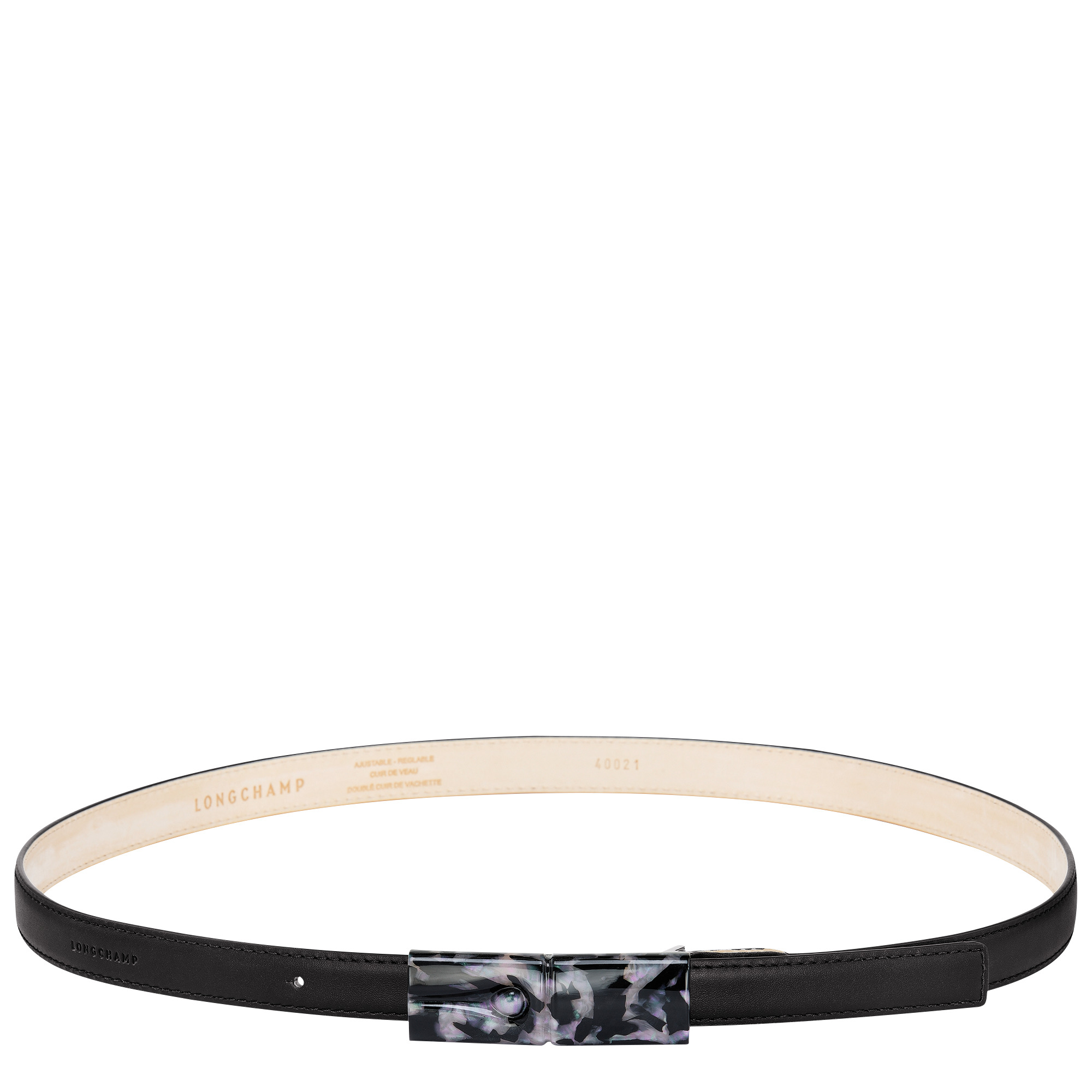Roseau Ladie's belt Black - Leather - 1
