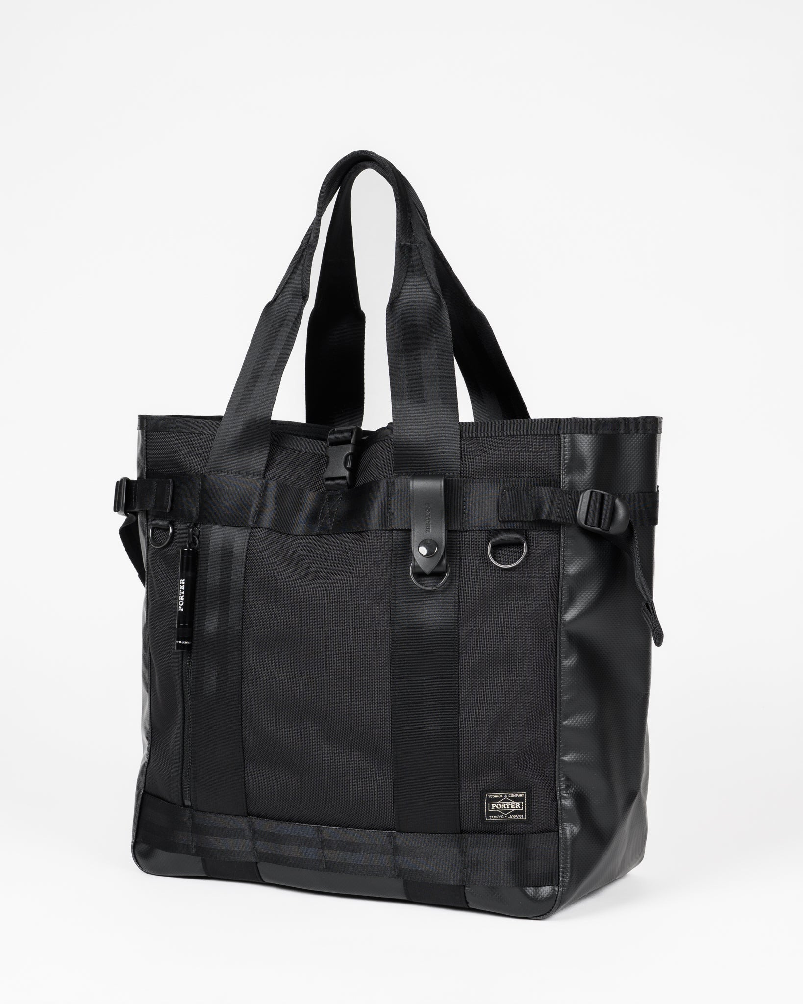 PORTER - YOSHIDA & CO. - HEAT TOTE BAG - BLACK - 1
