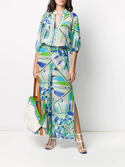 EMILIO PUCCI Bes print palazzo trousers outlook