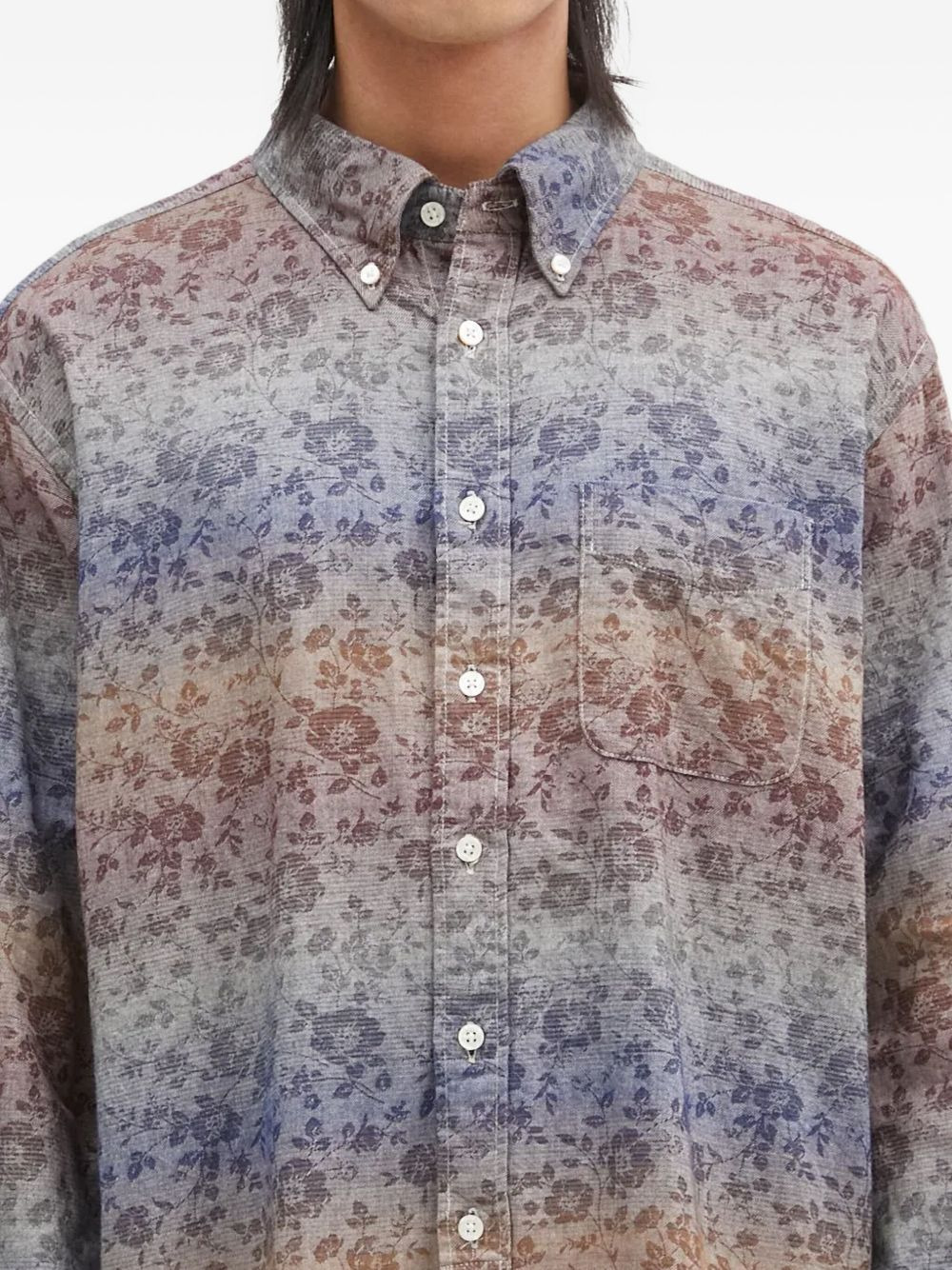 floral-pattern shirt - 4