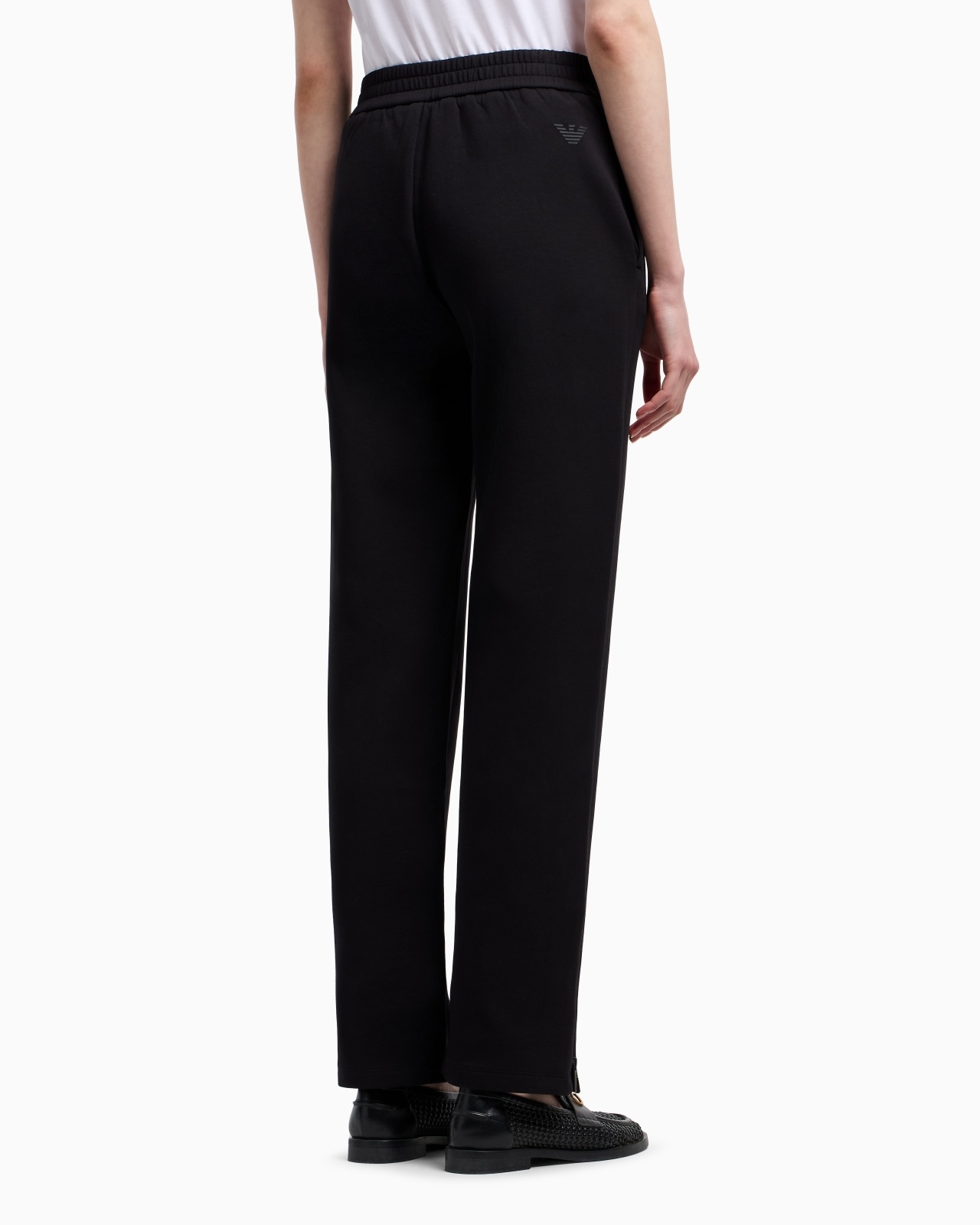 DOUBLE JERSEY TROUSERS WITH ELASTICATED WAIST - 3