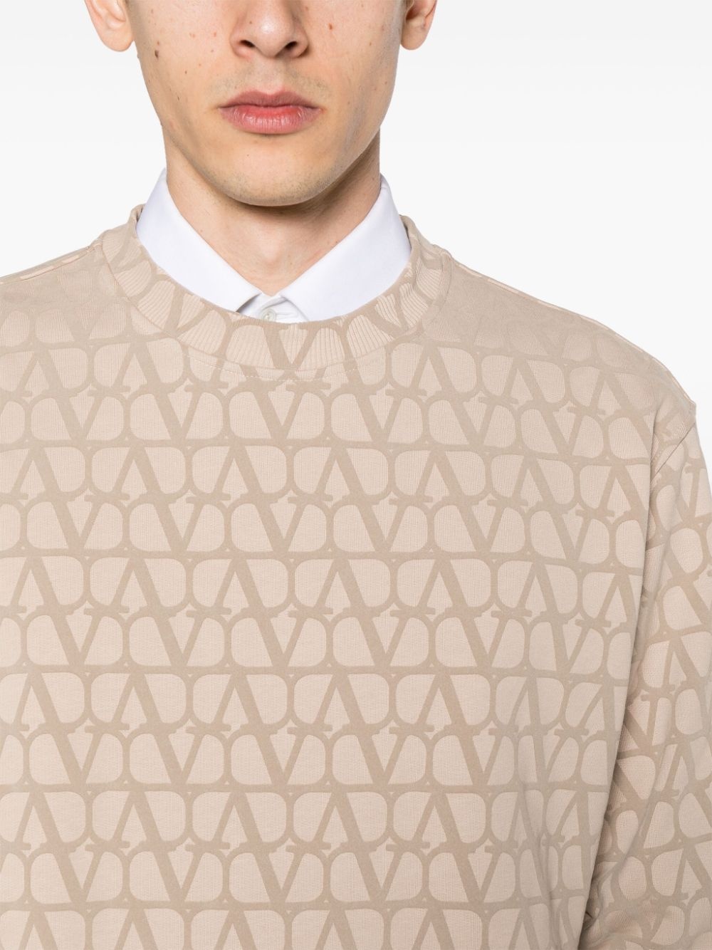 Toile Iconographe-print cotton sweatshirt - 5