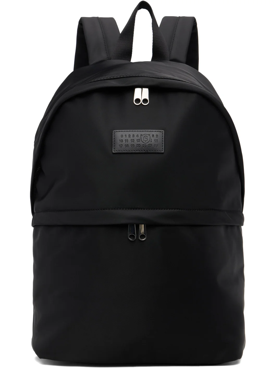 Black Nylon Backpack - 1