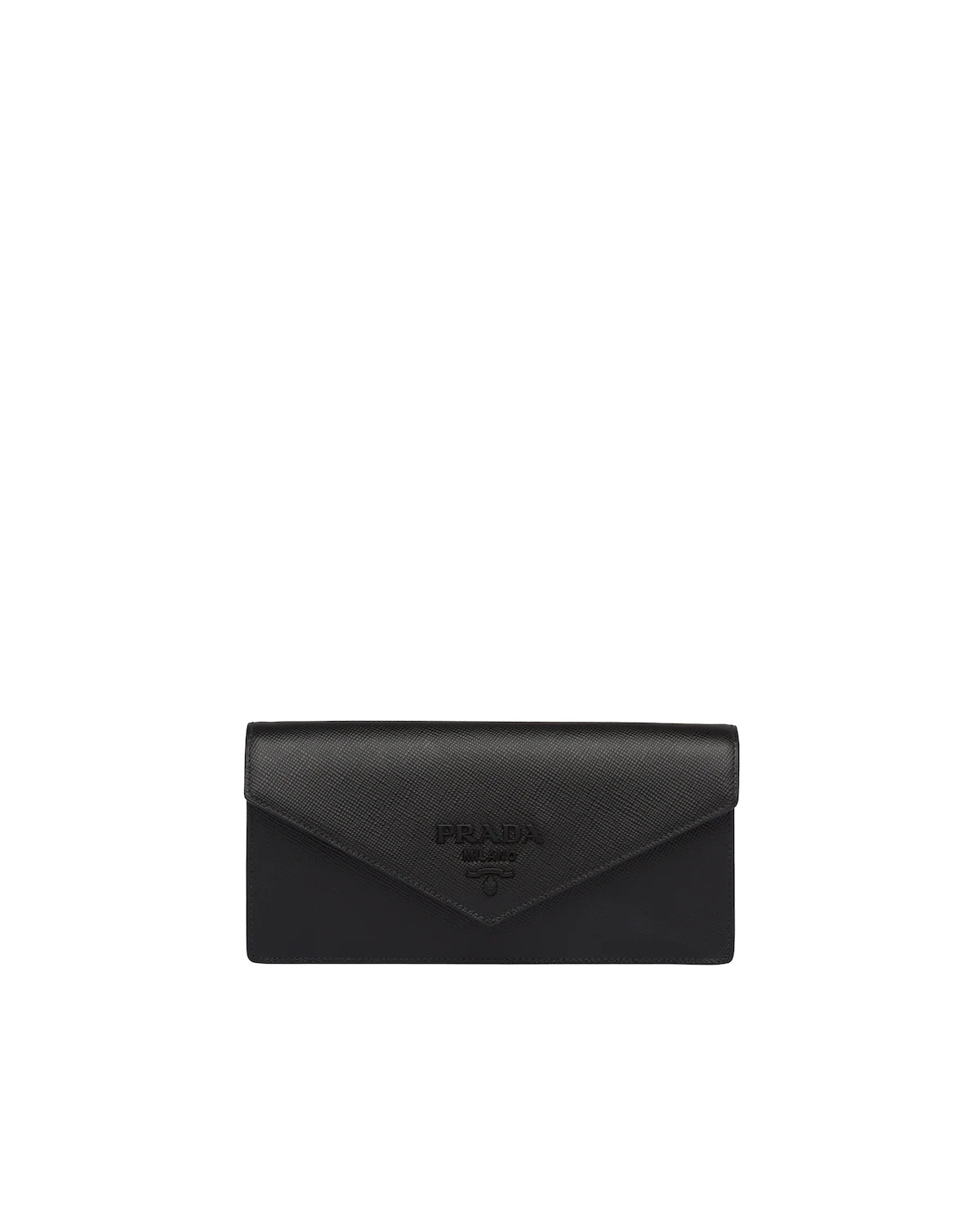 Prada Monochrome Saffiano leather clutch - 1