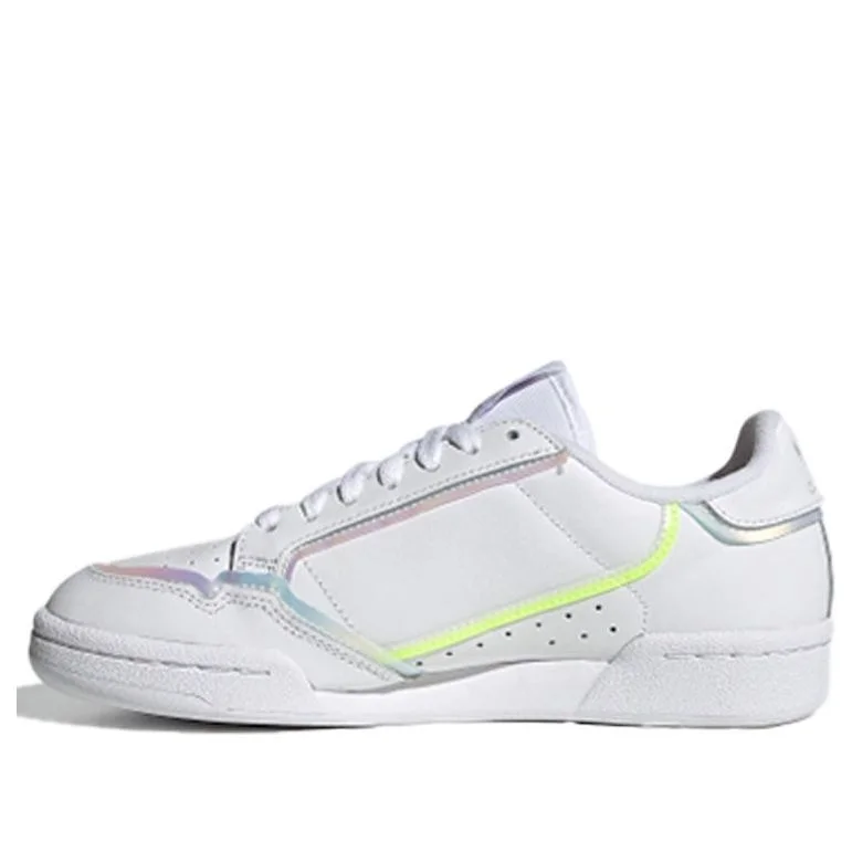 (WMNS) adidas originals Continental 80 'White Purple Yellow' FV9680 - 1