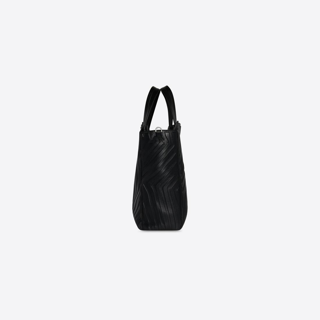 Men's Car Medium North-south Tote Bag in Black - 3