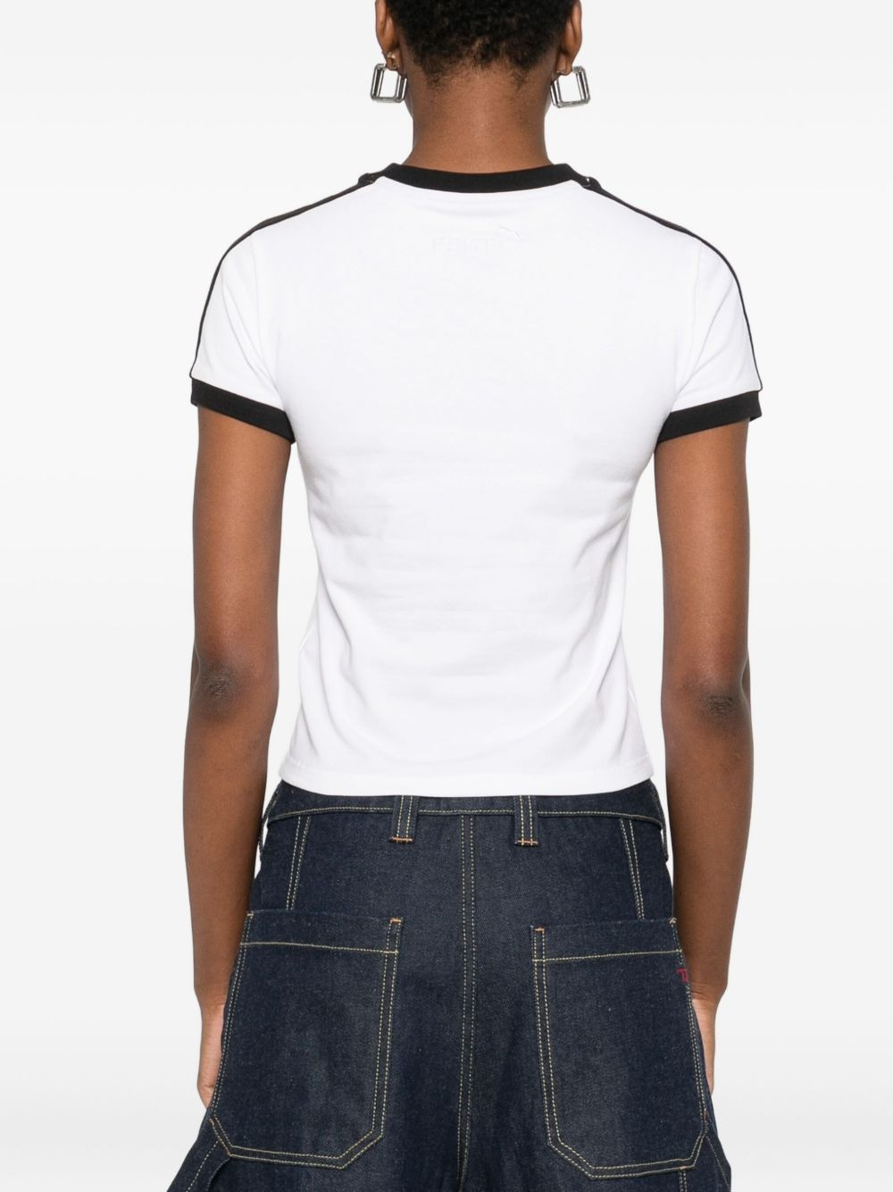 x Fenty rhinestone-embellishment T-shirt - 4