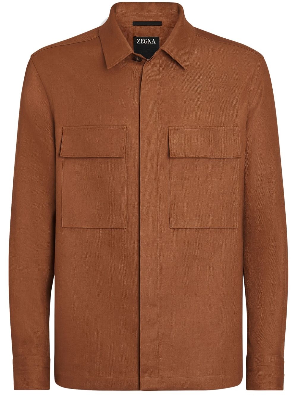 linen shirt jacket - 1