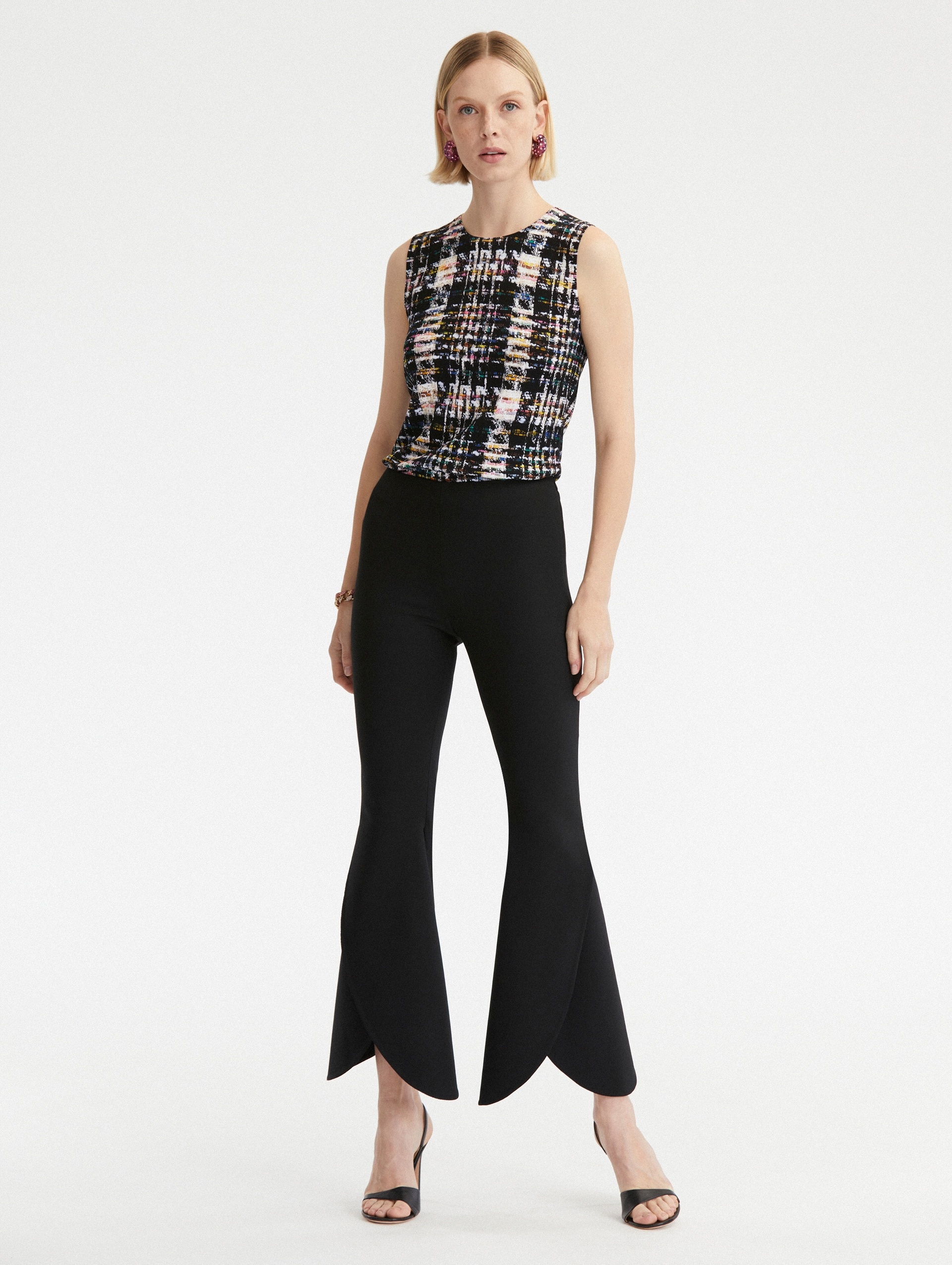 ANKLE LENGTH TULIP FLARE PANT - 2