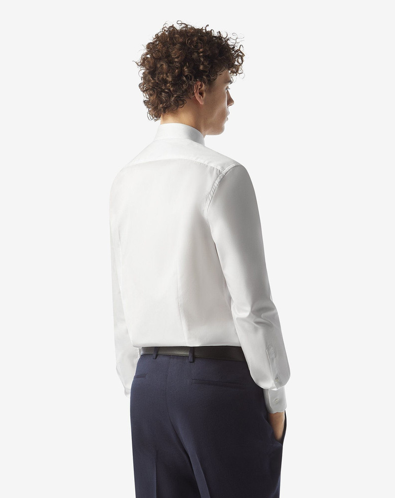 White wrinkle-free cotton shirt 3